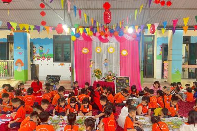 Hoạt động chào mừng Ngày Quốc tế Phụ nữ 8/3 tại Trường Mầm non Thi sơn